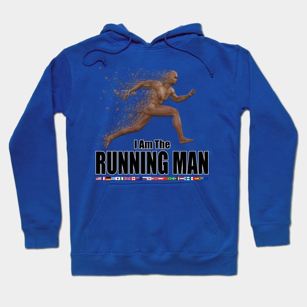 Running man Hoodie by TheTipsyRedFox